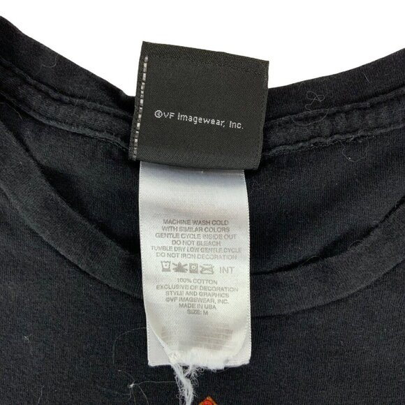 Daytona Beach Harley-Davidson Womens T-Shirt Medium Black Cap Sleeves Bling Logo - Picture 6 of 6